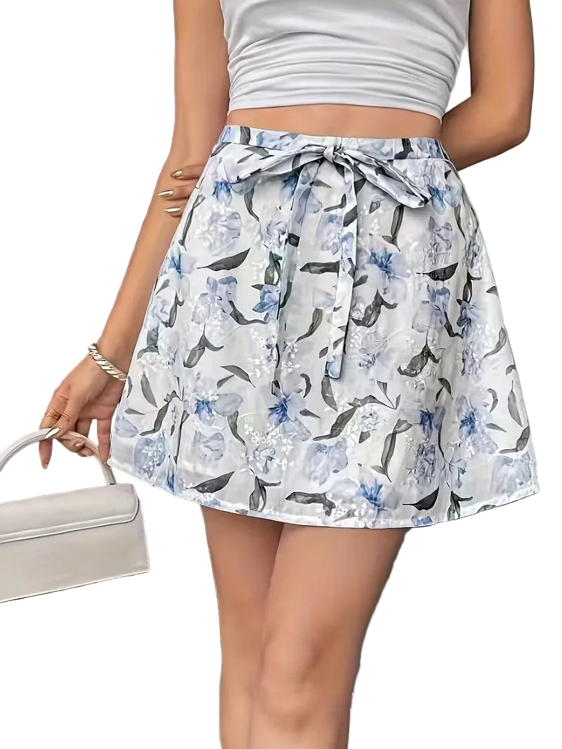 Women's Floral Mini Skirt