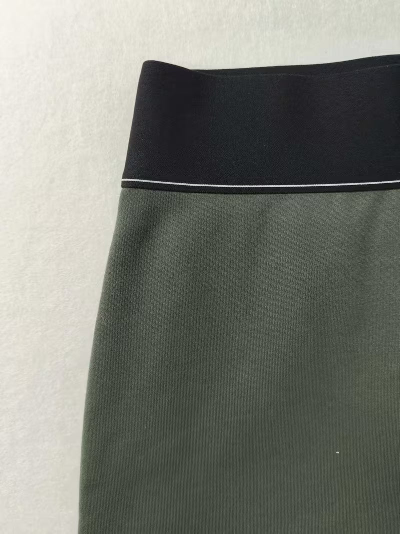 Women's Two-Tone Mini Skirt